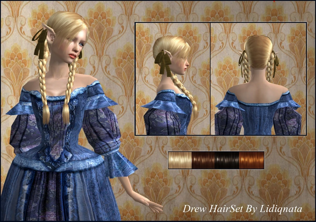 Drew hair mesh set